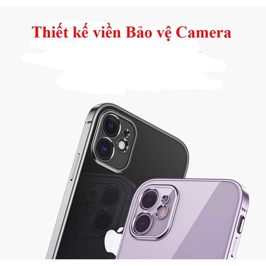 Ốp Lưng Iphone cạnh vuông viền xi