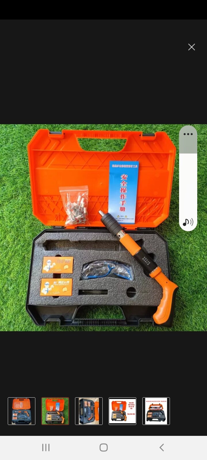 súng bắn đinh hạt nổ tặng kèm 50 đinh