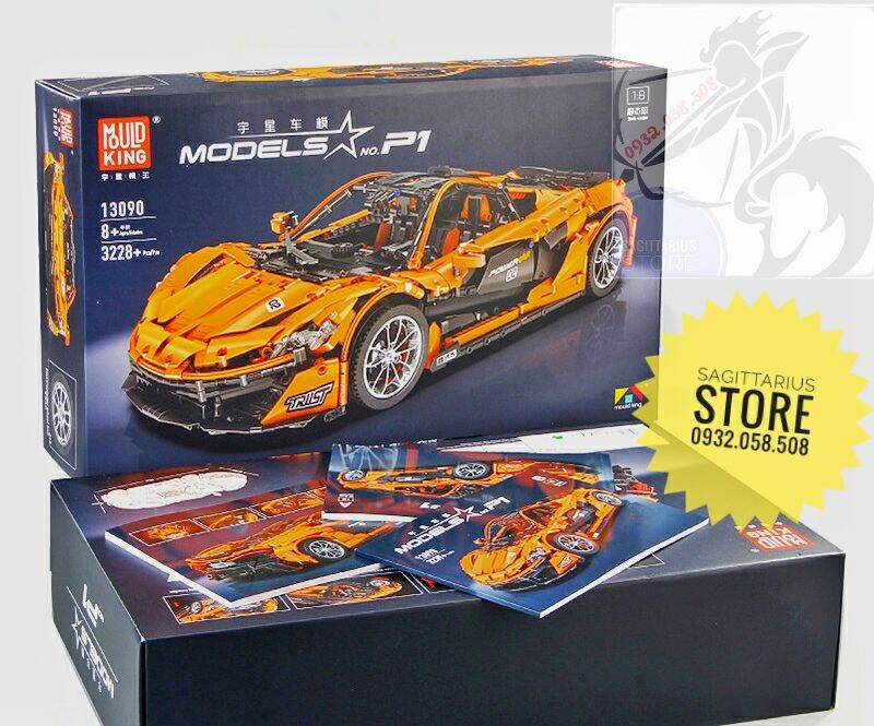 Lego Mouldking 13090 Lắp Ráp Siêu Xe - Suprer Cars McLaren P1  3228 Mảnh -