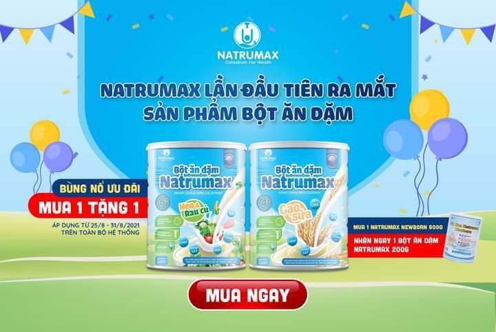 Bột ăn dặm cho bé