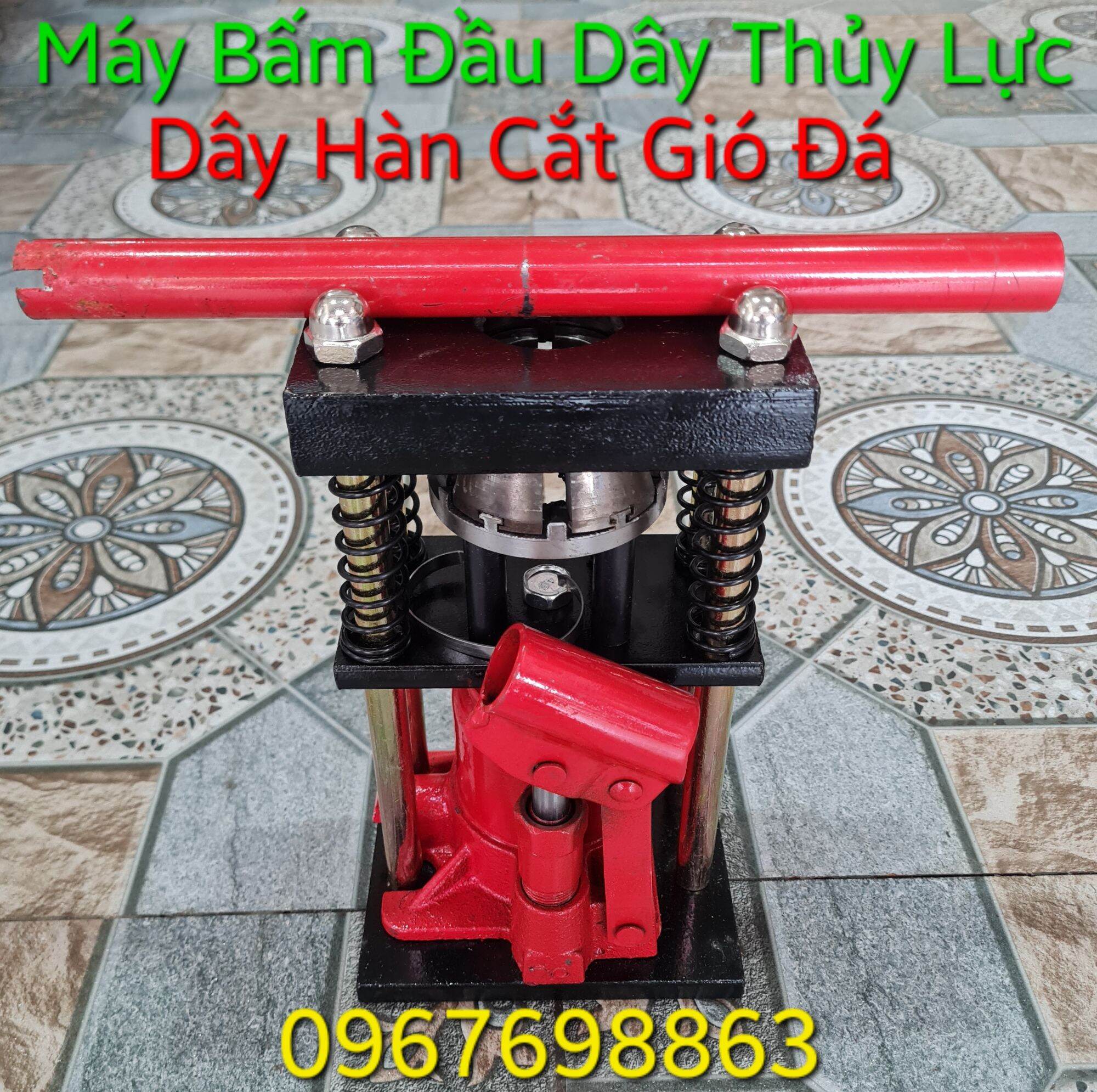 Máy bấm đầu dây thủy lực hàn cắt gió đá