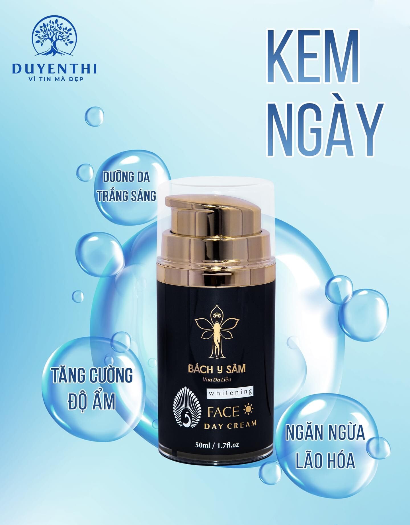 ☘mỹ phẩm kem face ngày bách y sâm