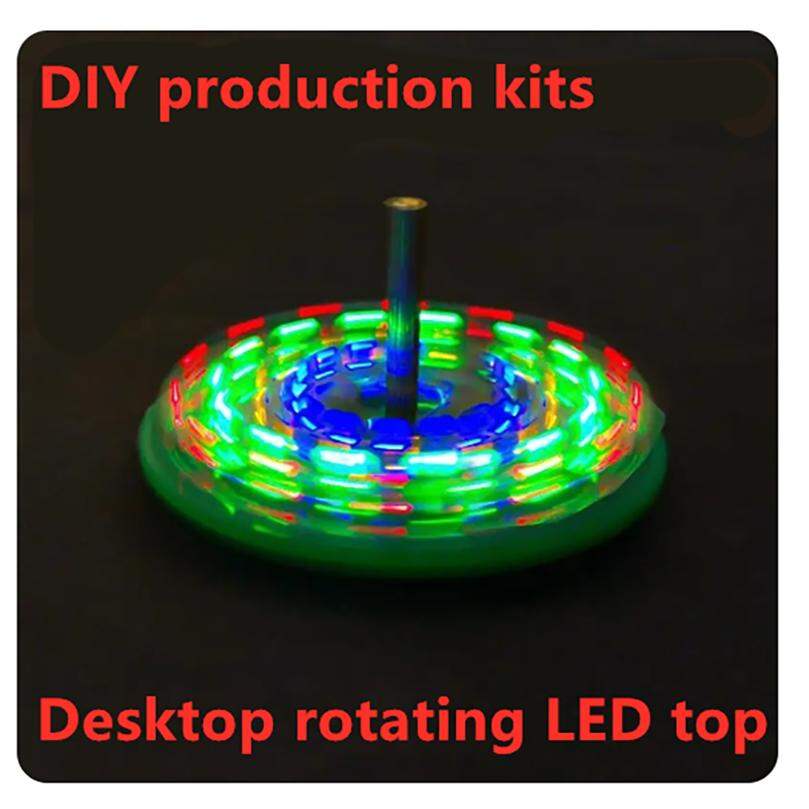 MIAOJIANHAN | Bộ Kit Điện Tử Hàn DIY LED Quay Gyro