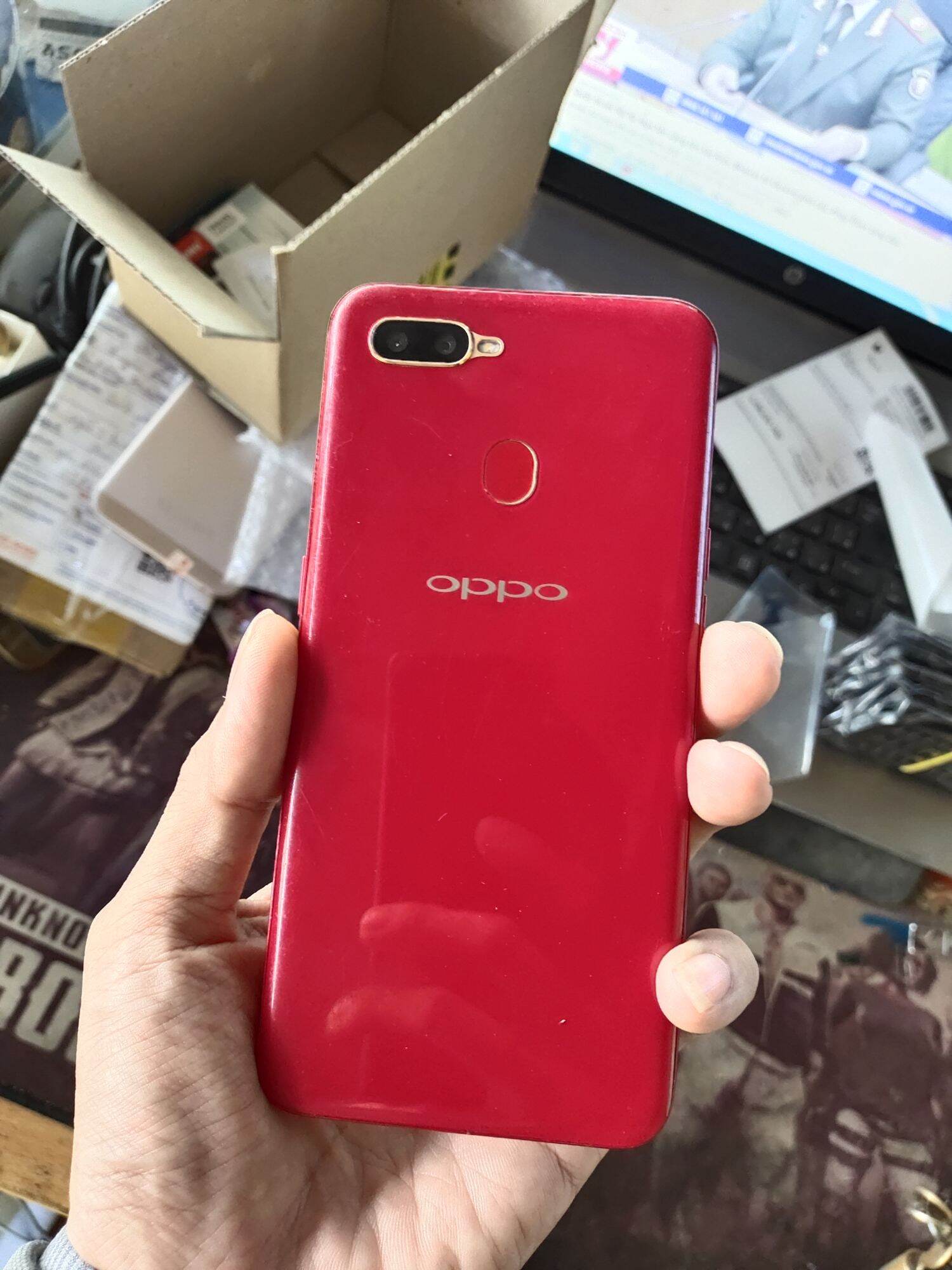 Điện thoại oppoA5s màu đỏ full chức năng 32G