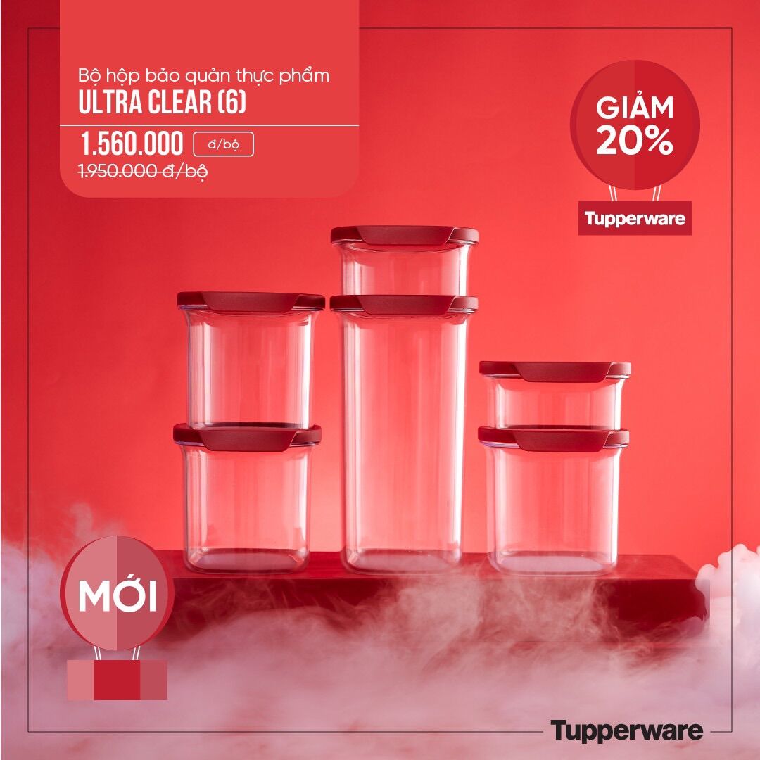 Bộ hộp BQTP Ultra Clear (set 6 hộp)