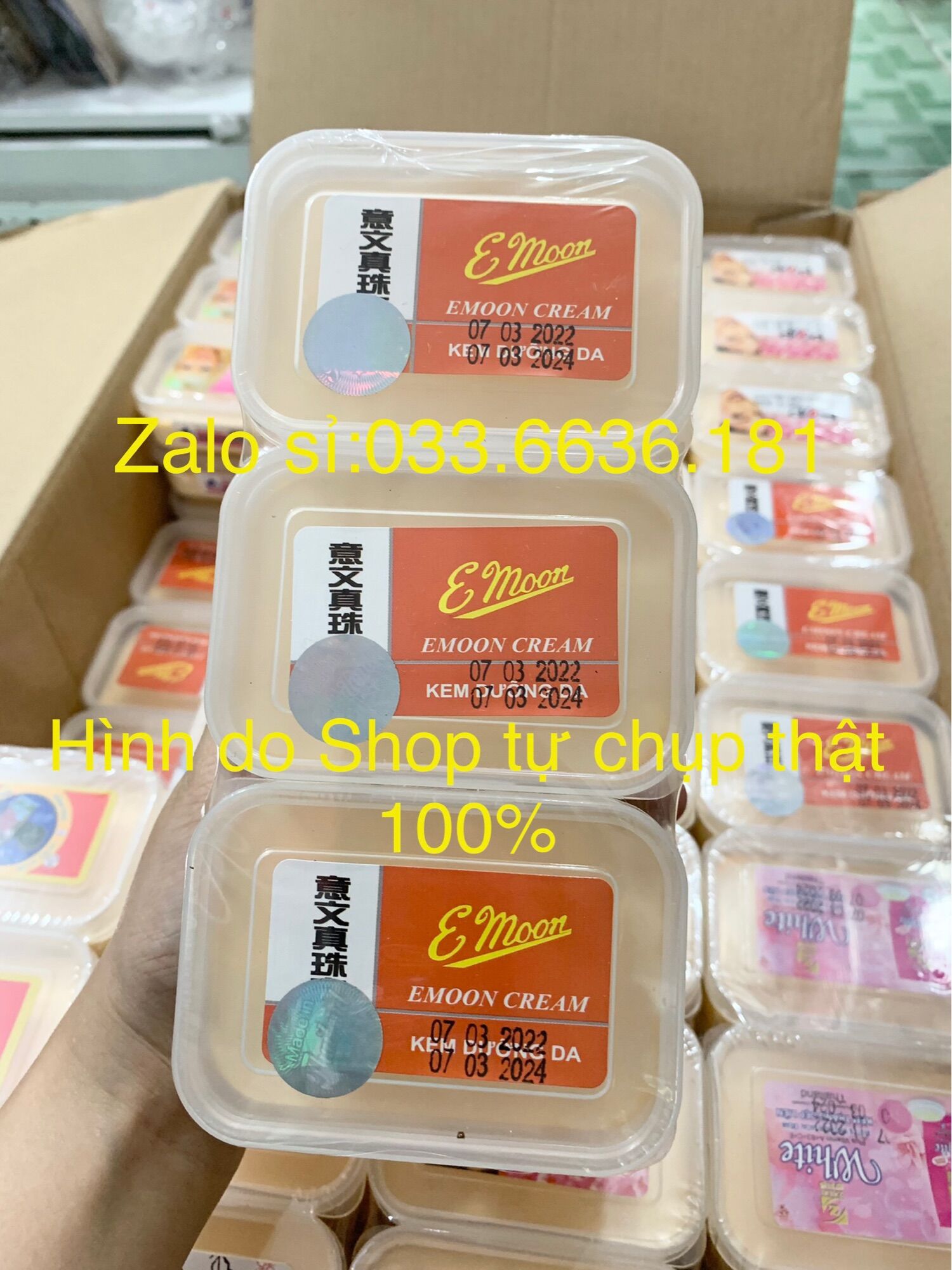 Lẻ kem emon trắng da hủ lớn 100g