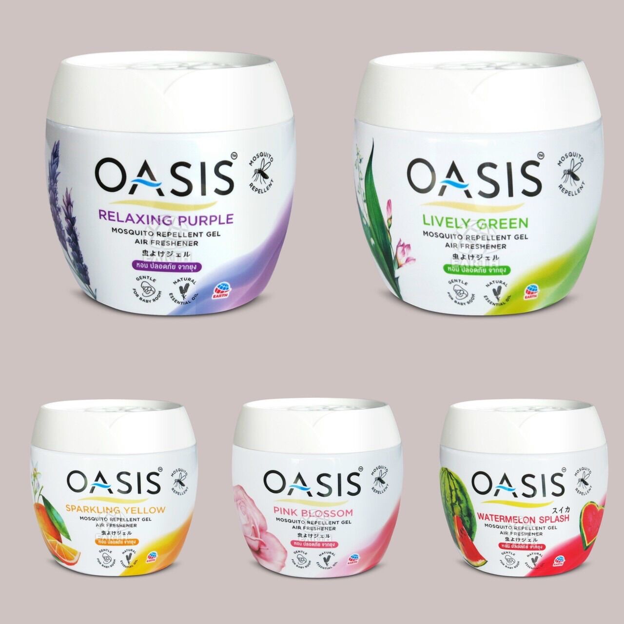 Sáp thơm đuổi muỗi Oasis 180g.