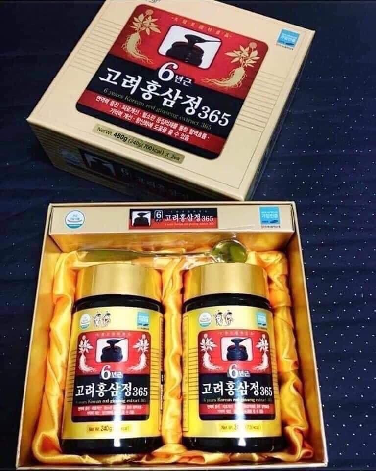 Cao Hồng Sâm 365 Hàn Quốc (Hộp 2 lọ)