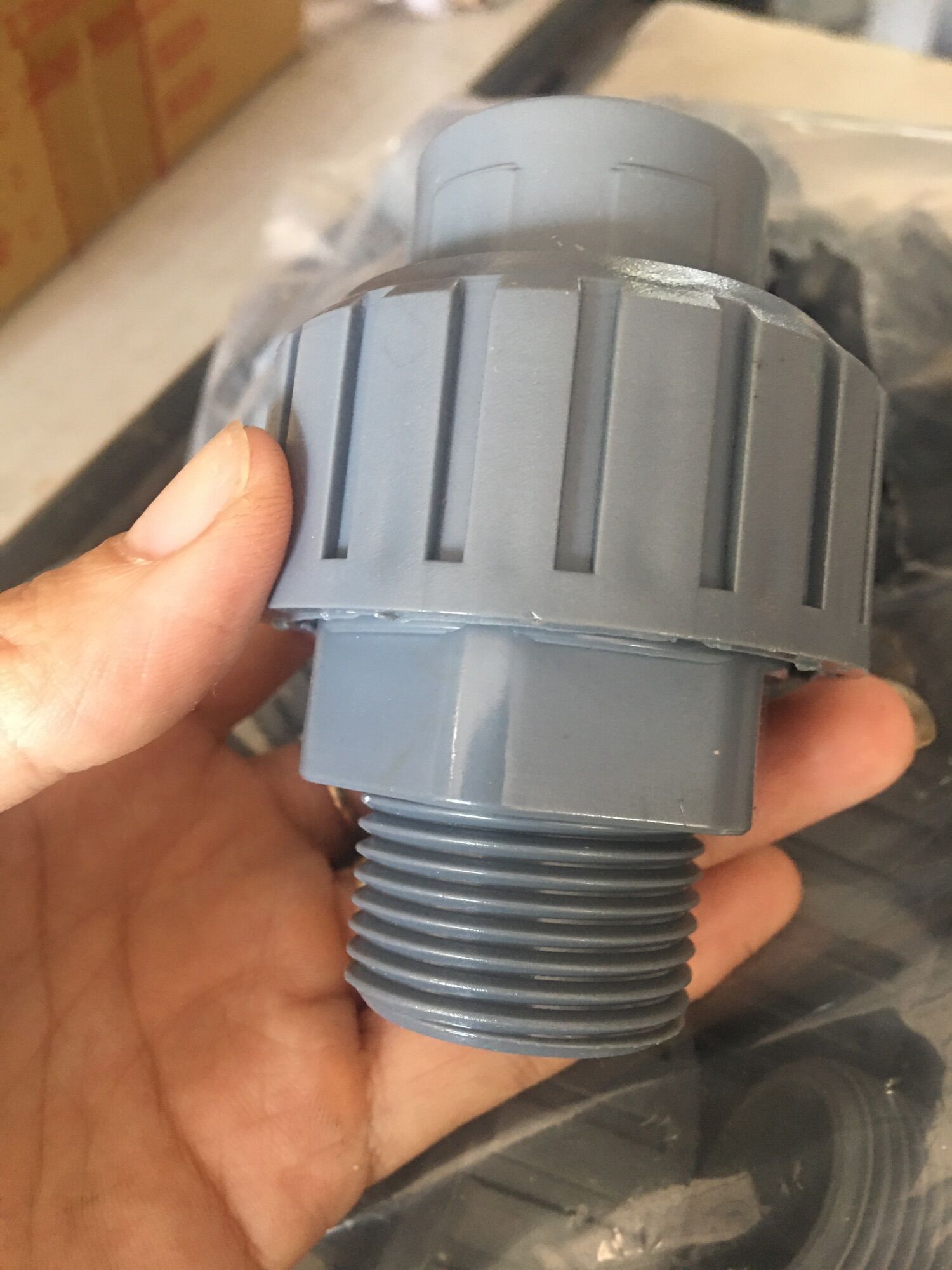 Ren máy bơm liền rắc co 27 tiện dụng (ren máy 34 ra rắc co phi 27)   | Đồ dùng làm vườn hệ thống tưới nước ngoài trời sân vườn
