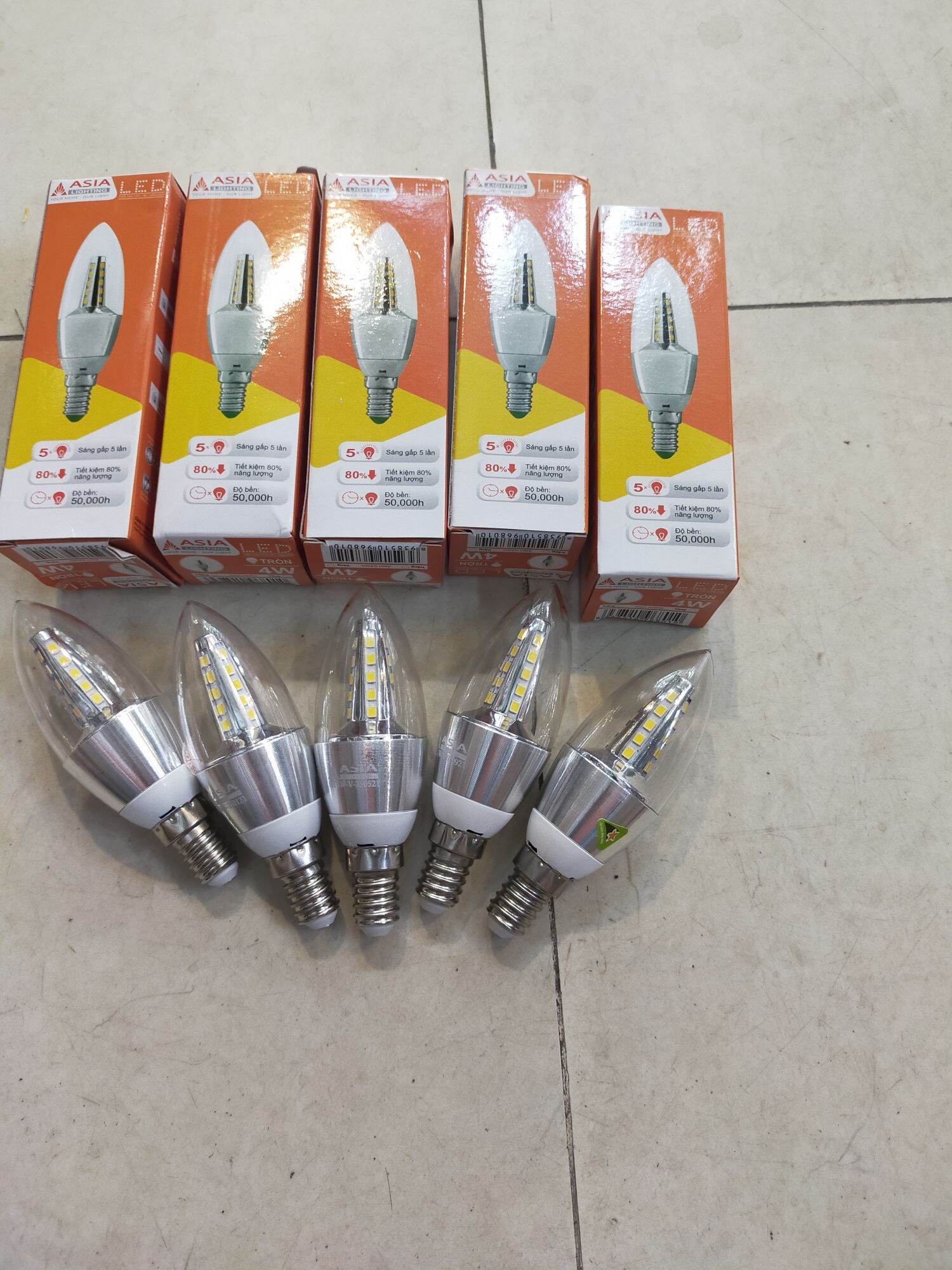 Combo 10 bóng nhót led e14-4w