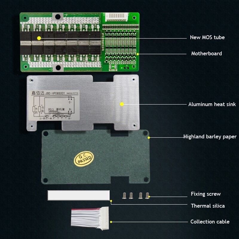 [HCM]Mạch bảo vệ pin lifepo4 8s 50A