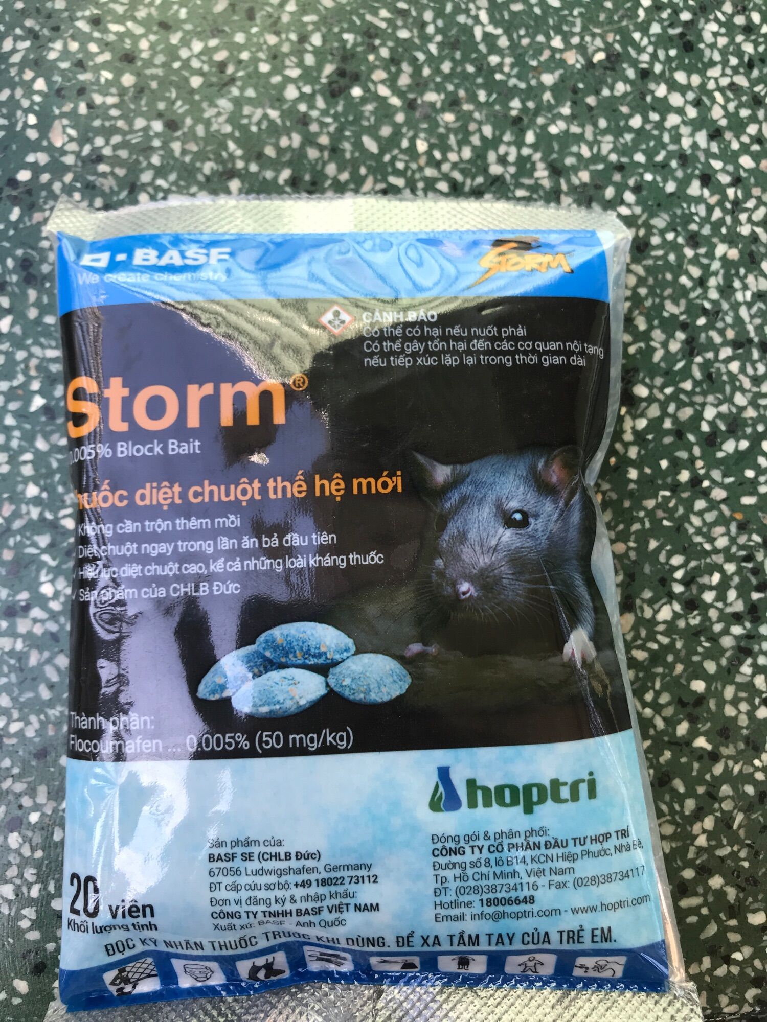 Diệt chuột storm 20viên