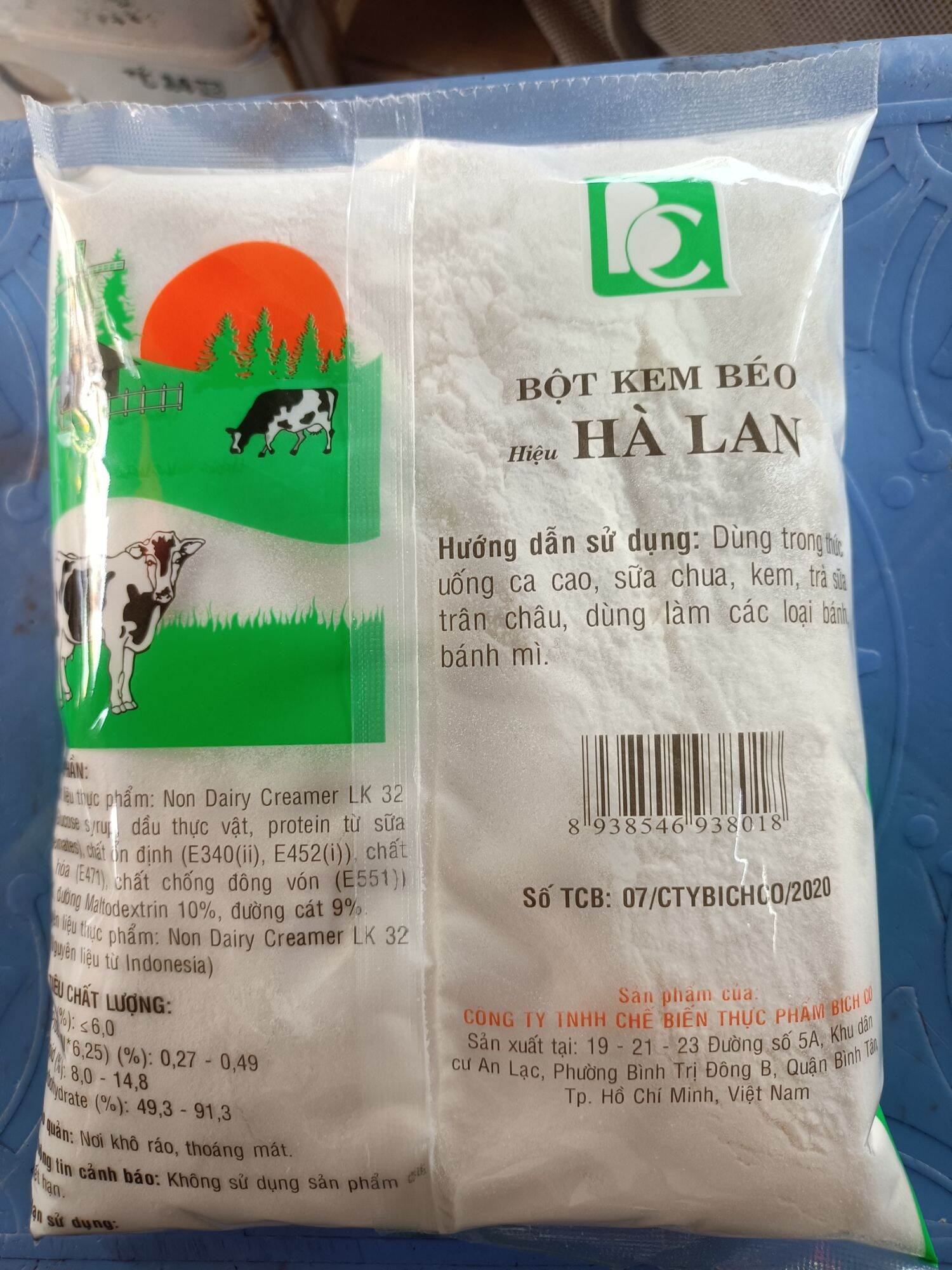 BỘT KEM BÉO HÀ LAN GÓI 500GRAM