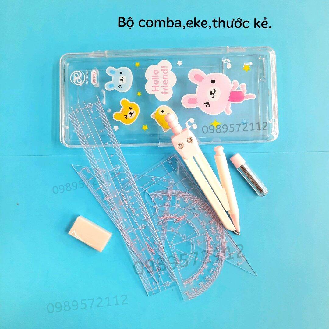 Bộ compa,eke,thước kẻ 9016.
