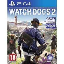 Đĩa game ps4 WATCH DOGS 2 - like new