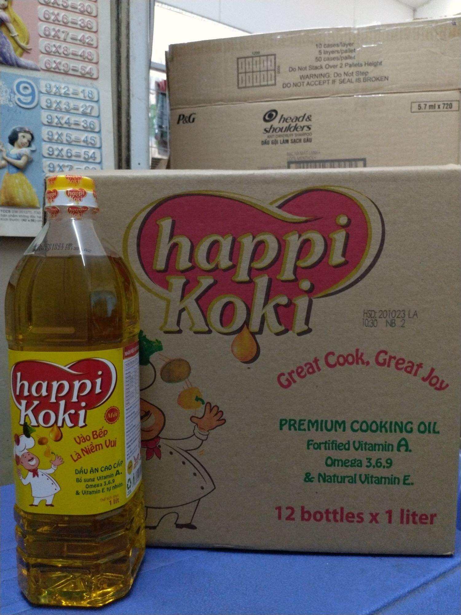 Dầu ăn happi Koki 1 lít