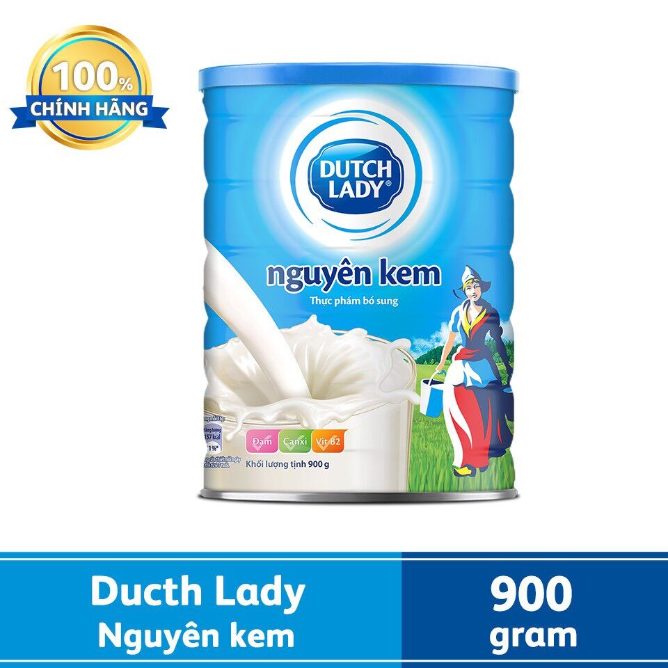 [HCM]Sữa bột Dutch Lady nguyên kem lon 850g