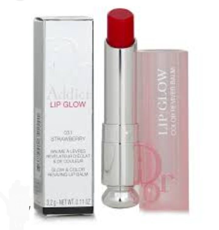 Son dưỡng có màu Di.or Addict Lip Glow số 031 Strawberry màu Đỏ dâu của Pháp thỏi 3,2gr