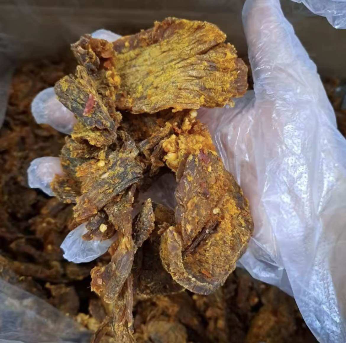250g khô bò vụn loại i, hàng chuẩn thơm ngon