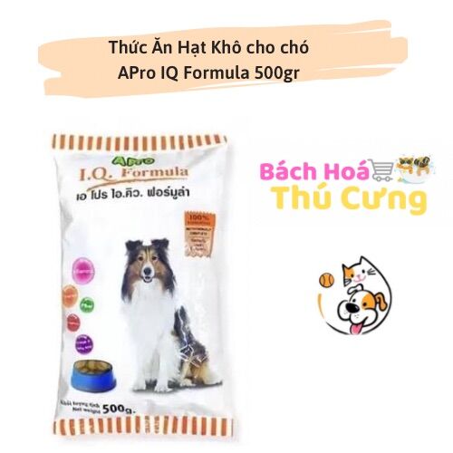 Thức ăn hạt khô cho chó apro iq formula 500gr