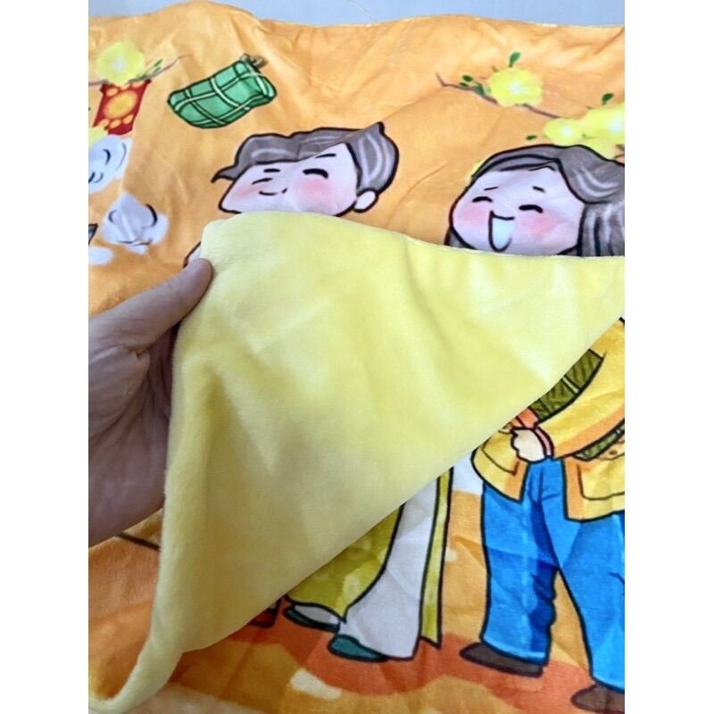 Set 4 Vỏ gối tranh ngày Tết 45-45cm