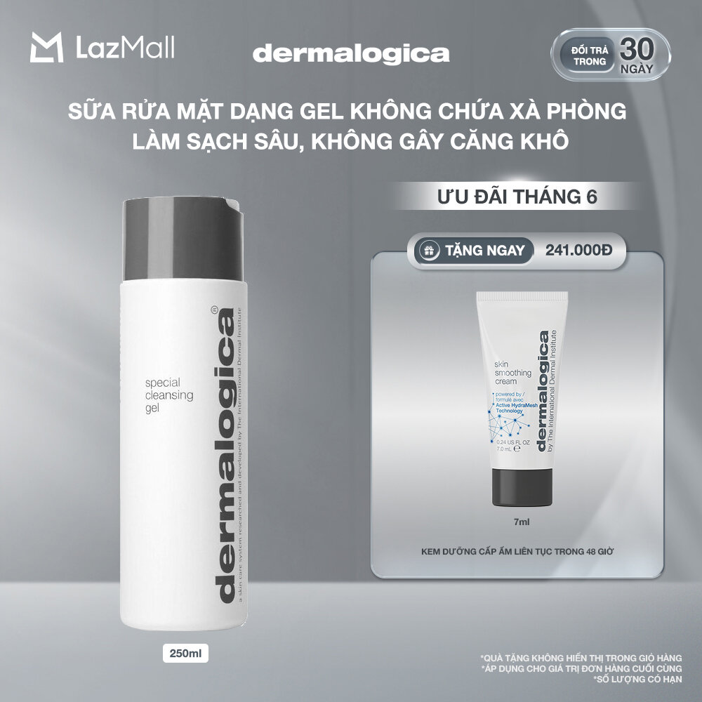 Sữa rửa mặt Dermalogica Special Cleansing Gel không chứa xà phòng 250ml