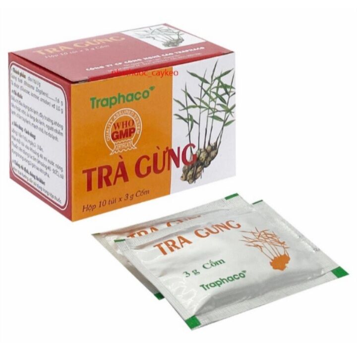 [HCM] Trà Gừng Traphaco (Hộp 10 Túi Cốm)