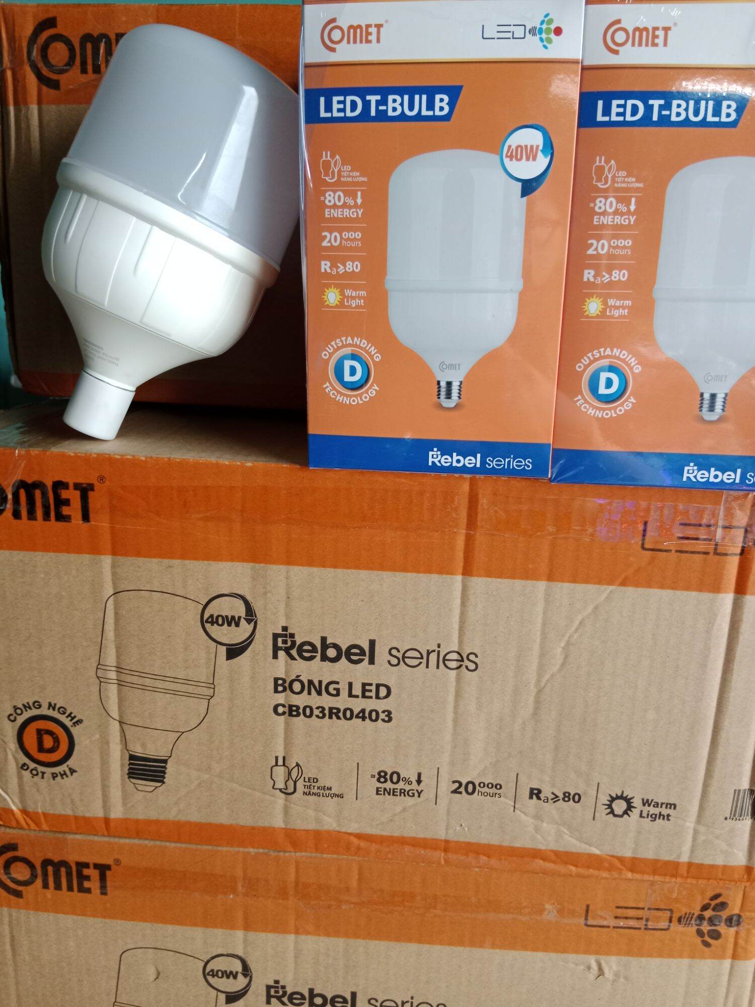 Bóng đèn led COMET CB03R0403 ánh sáng vàng 40W