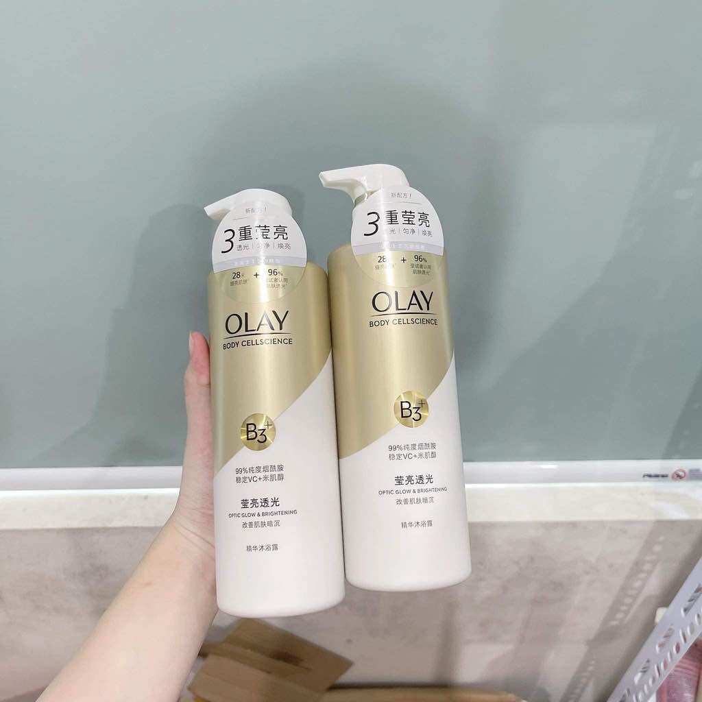 [CÓ SẴN] Sữa tắm OLAY B3+ Vitamin C trắng da 500ml