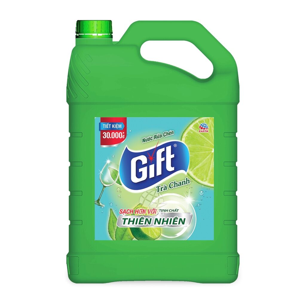 Nước rửa chén Gift 3,8kg rửa sạch chén bát siêu thơm siêu sạch
