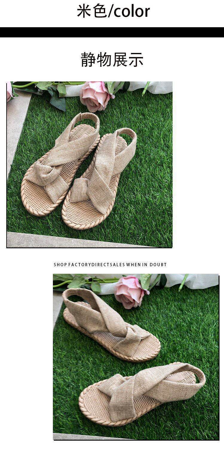 Giày sandal quai chéo vintage