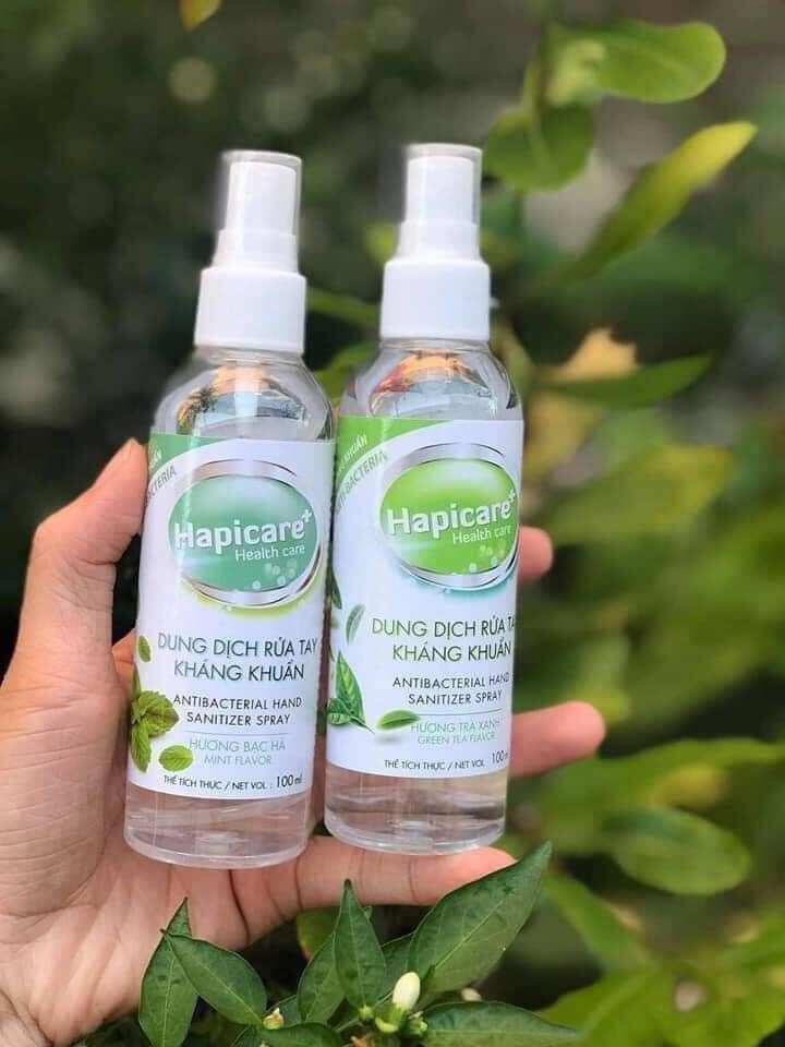 Dung dịch khử khuẩn HapiCare+ ( chai xịt 100ml)