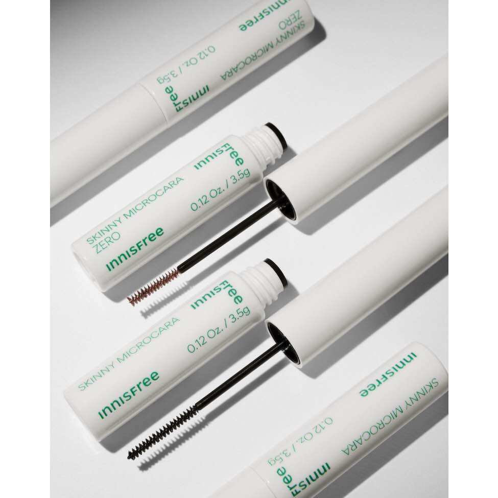 Mascara chải mi siêu mảnh chống trôi innisfree Skinny Microcara Zero 3.5g
