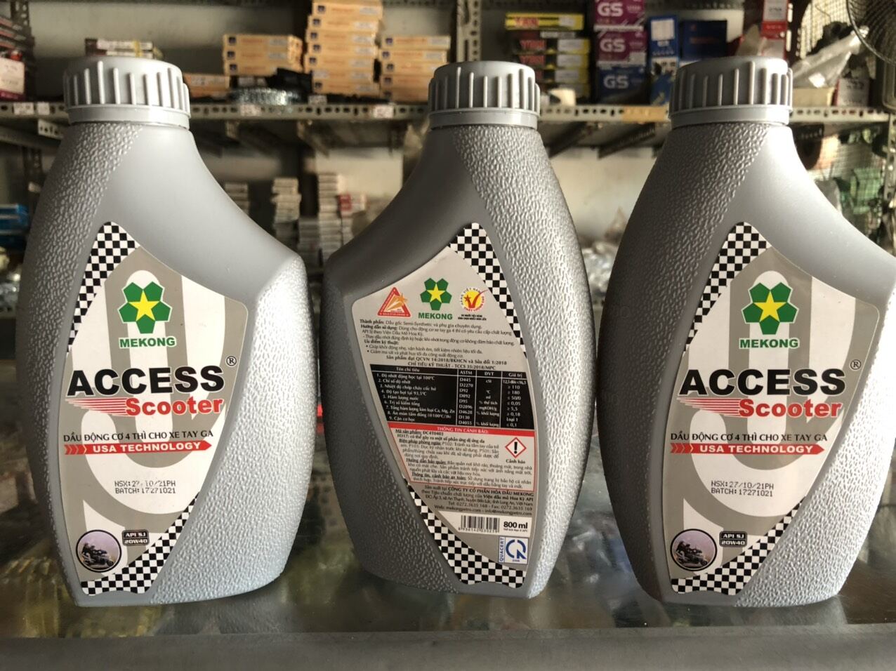 Nhớt tay ga giá rẻ MEKONG ACCESS phụ gia USA