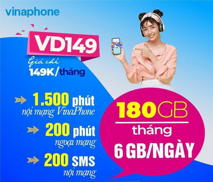 Sim vd149 trọn gói 12 tháng