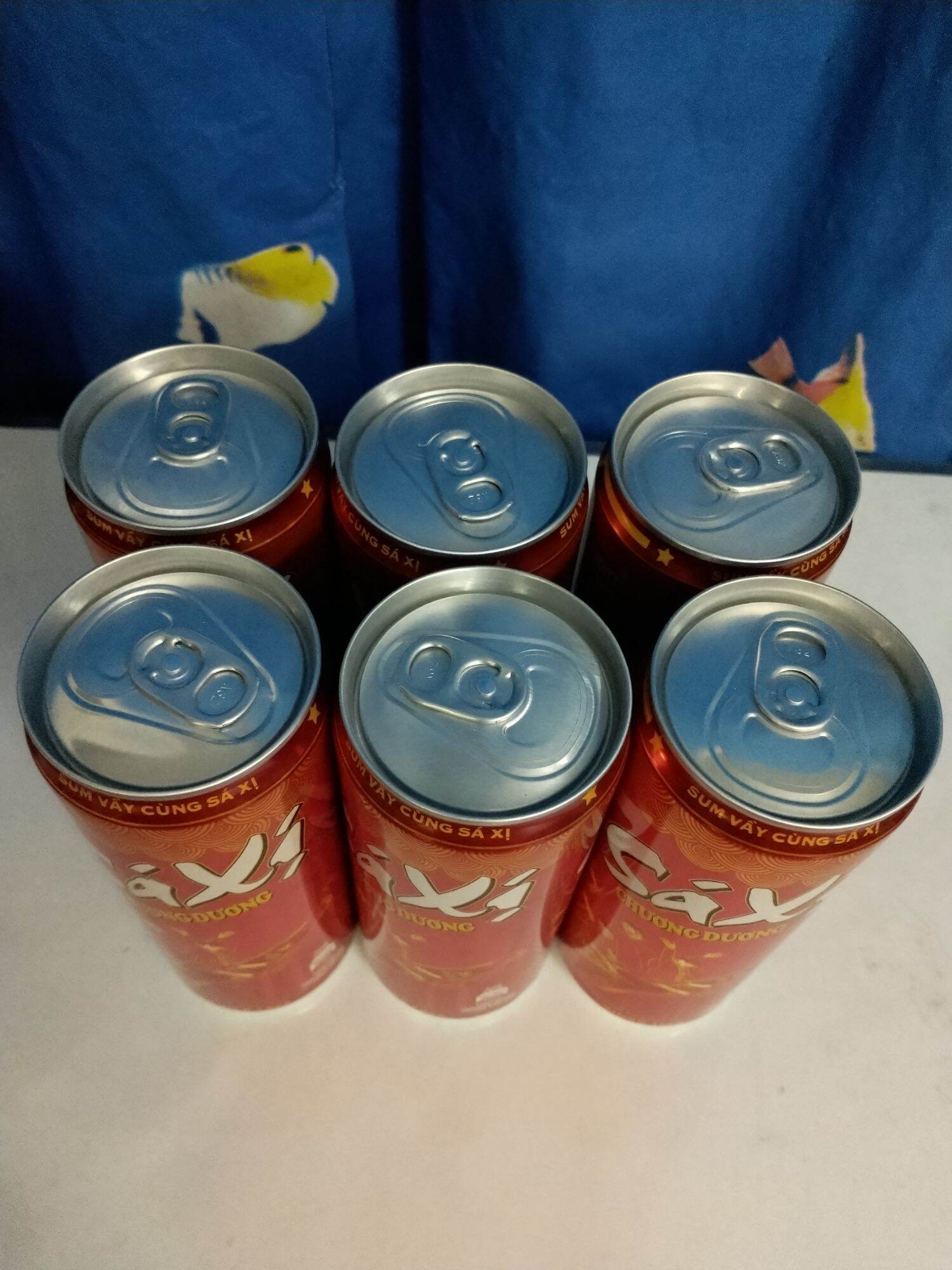 Combo 6 lon Xá Xị Chương 330 ml/lon