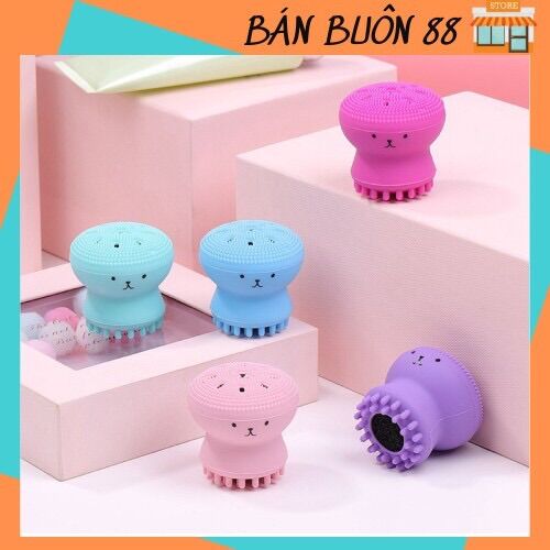 Bạch tuộc rửa mặt tạo bọt