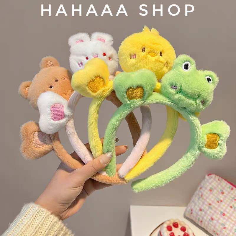Cài tóc ngộ nghĩnh hình chú ếch, vịt, gấu, thỏ