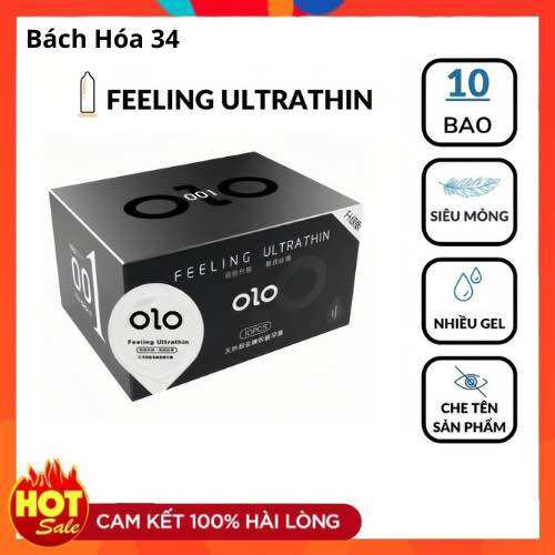 Bao cao su OLO Feeling Ultrathin siêu mỏng 0,01mm
