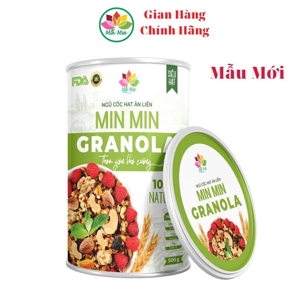 Ngũ cốc hạt ăn liền Granola MinMin