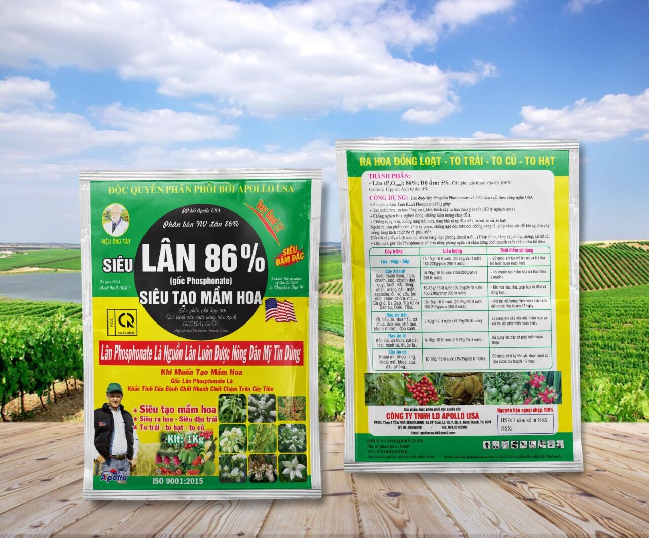 Lân 86 %, , siêu tạo mầm hoa, cty apollo