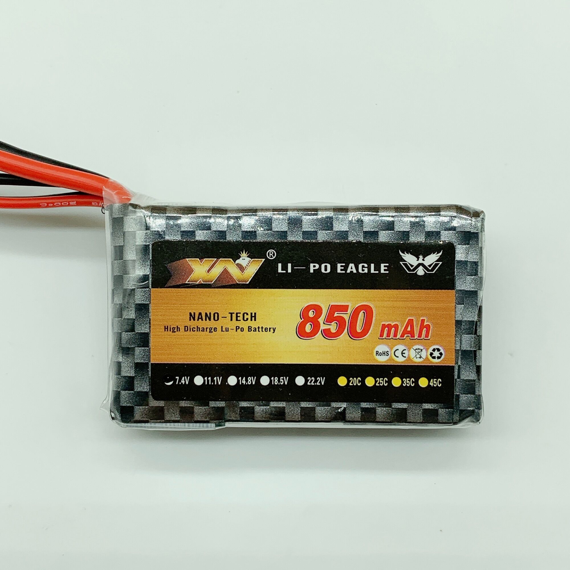 Pin Lipo 2S 850mah 25C