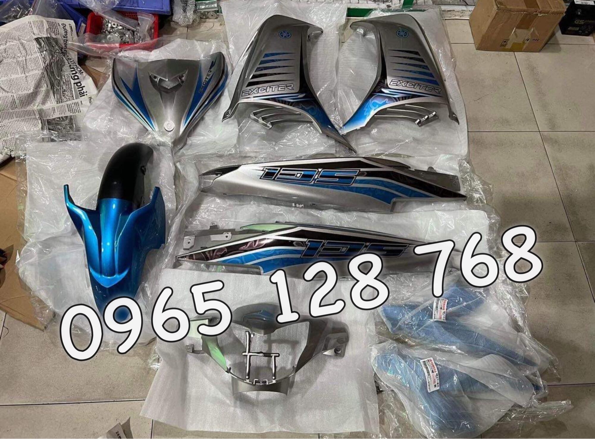 Dàn áo Ex 135 xanh bạc tự động