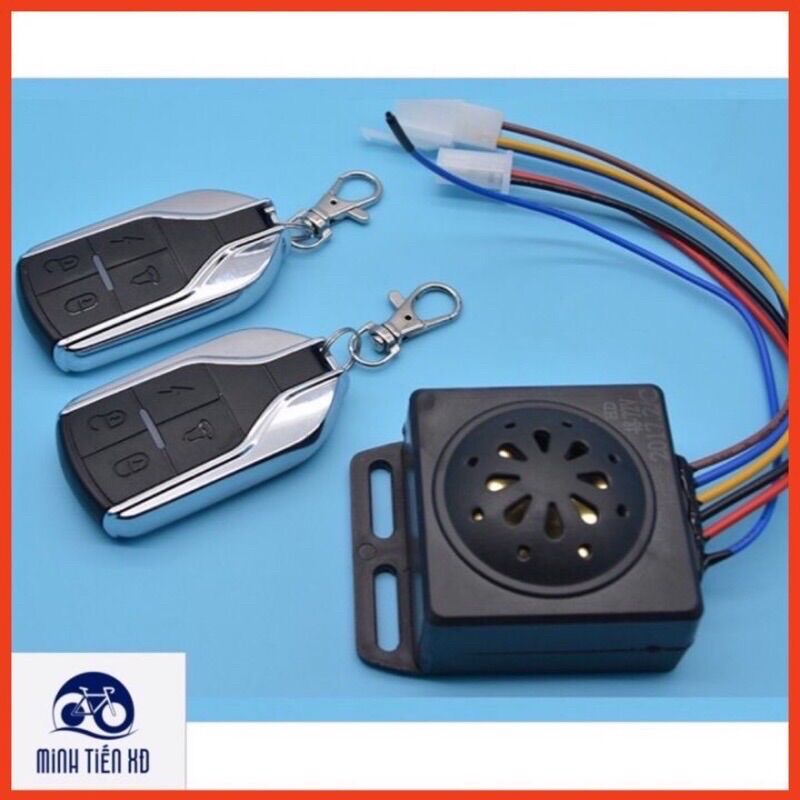 Báo động chống trộm xe đạp điện, xe máy điện các loại 48-64v