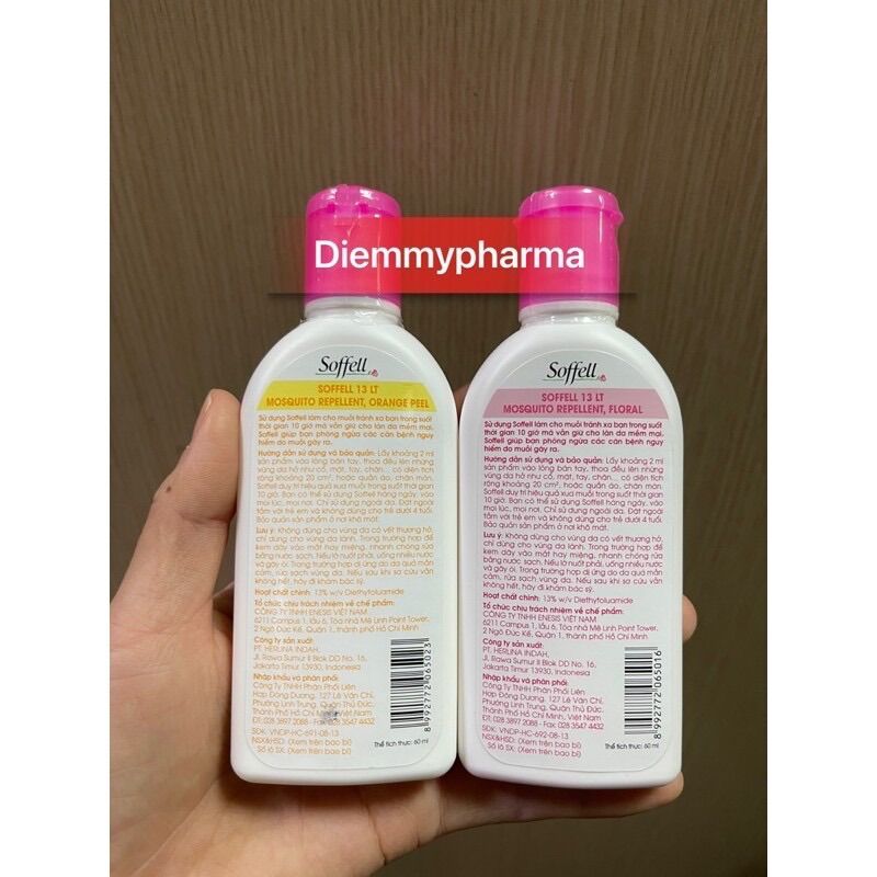 Soffel bôi muỗi hương cam , dâu