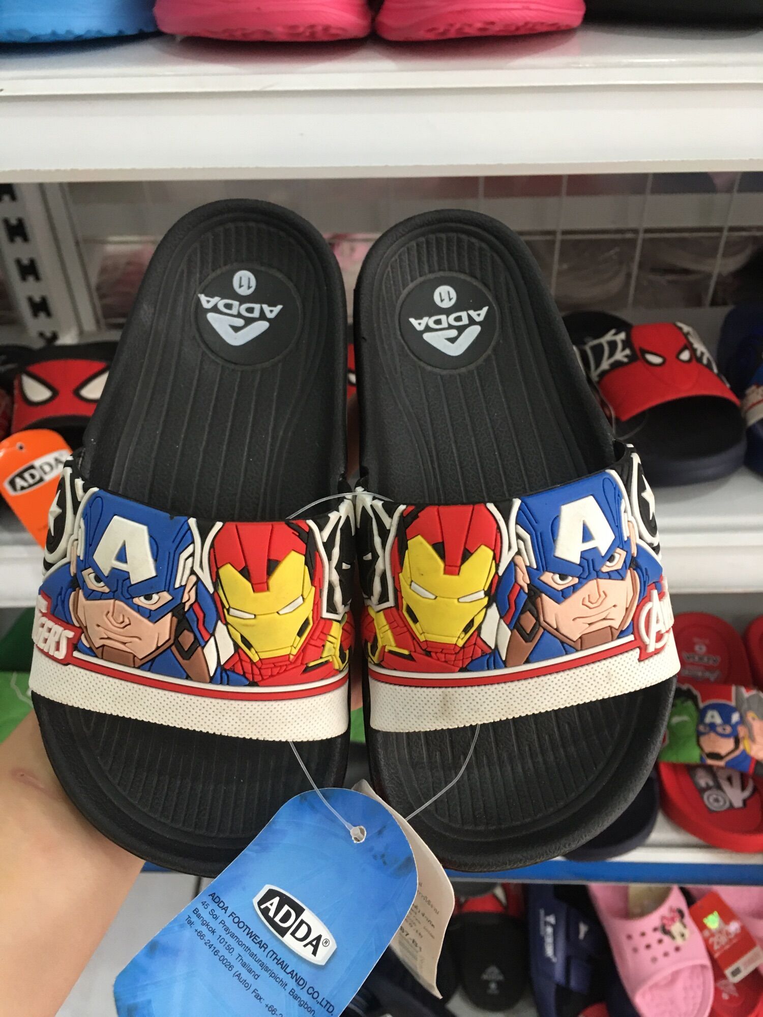 Dép bé trai MARVEL chính hãng ADDA Thái Lan