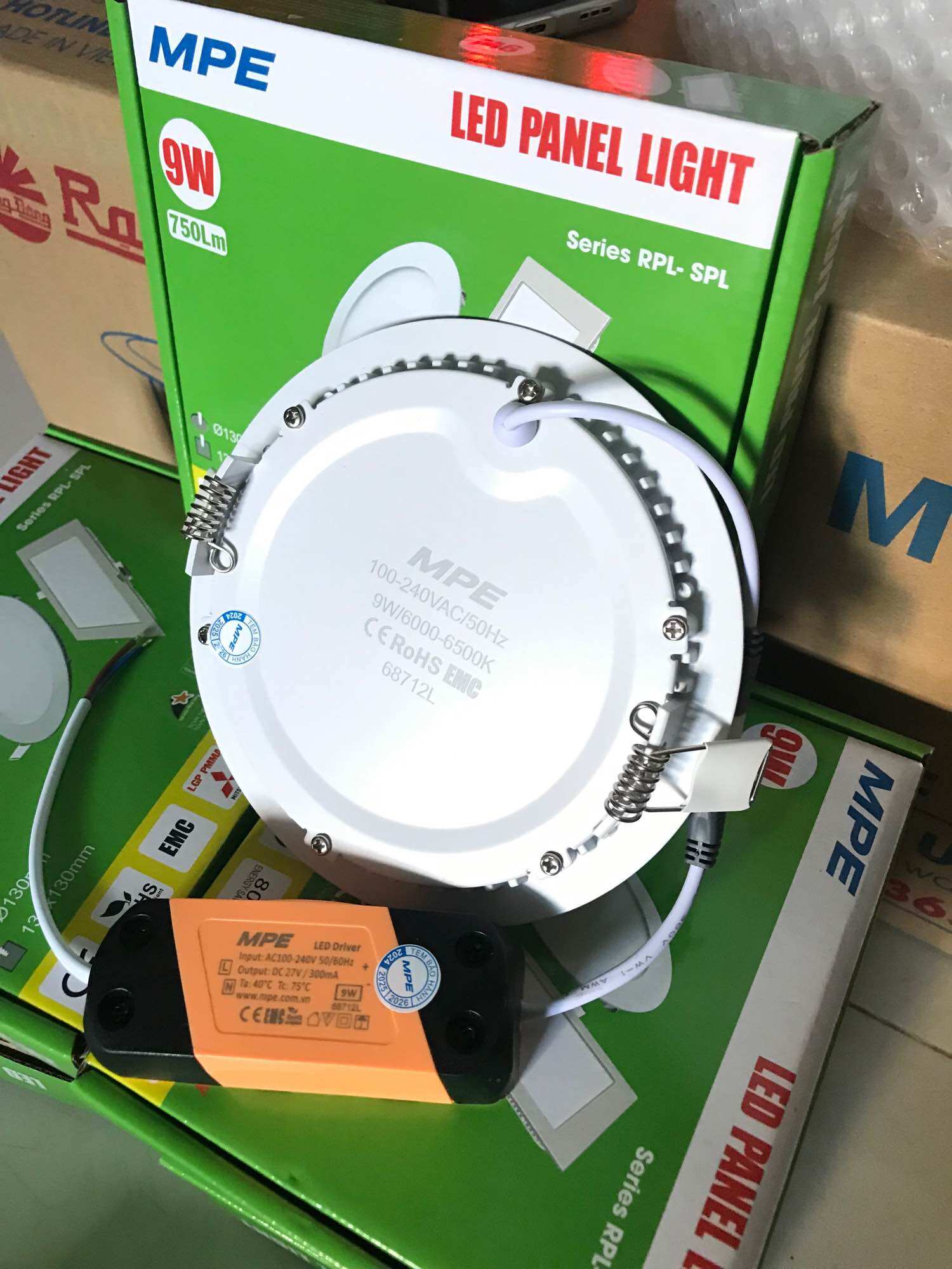 Đèn âm trần 9W MPE