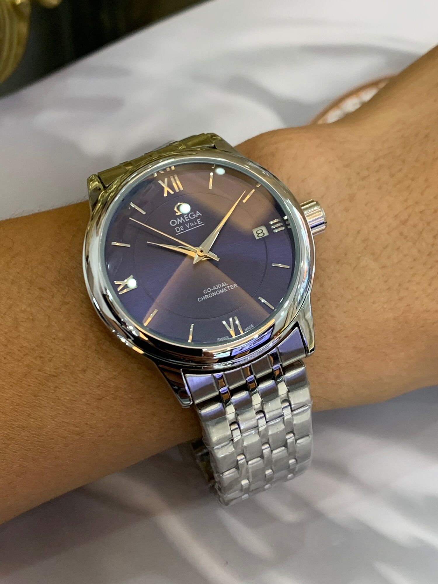 Đồng hồ Nam cơ Omega