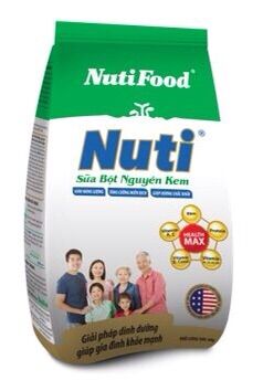 [HCM]date mới - Sữa bột Nuti Nguyên kem bịch 400g, date mới