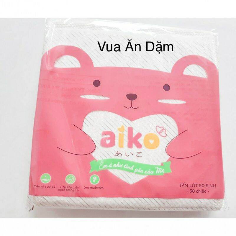 Miếng lót phân su sơ sinh cao cấp Aiko cho bé 30 tờ